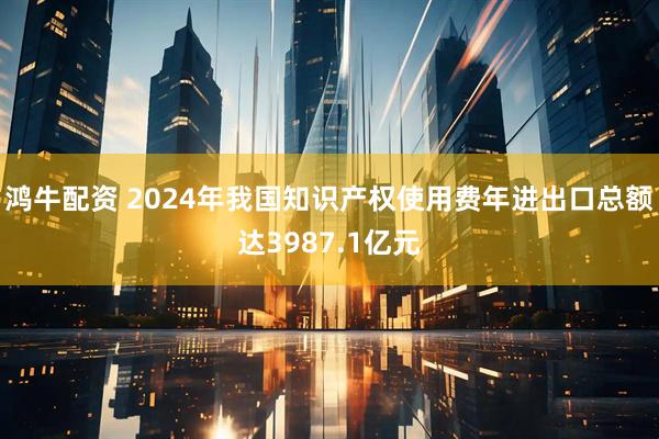 鸿牛配资 2024年我国知识产权使用费年进出口总额达3987.1亿元
