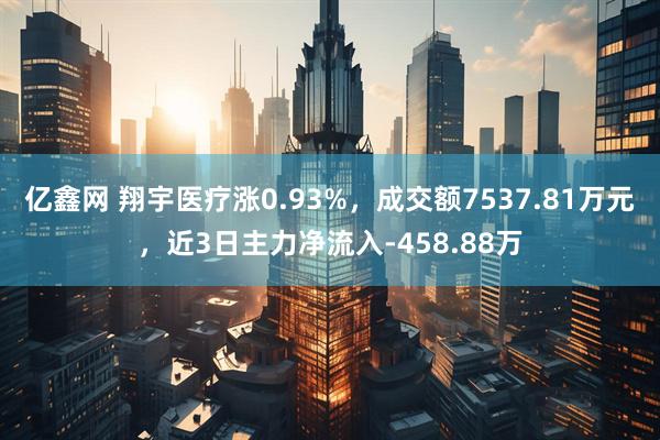 亿鑫网 翔宇医疗涨0.93%，成交额7537.81万元，近3日主力净流入-458.88万